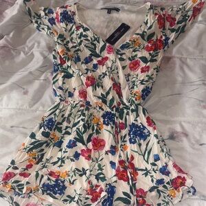 One Clothing Floral V-Neck romper
